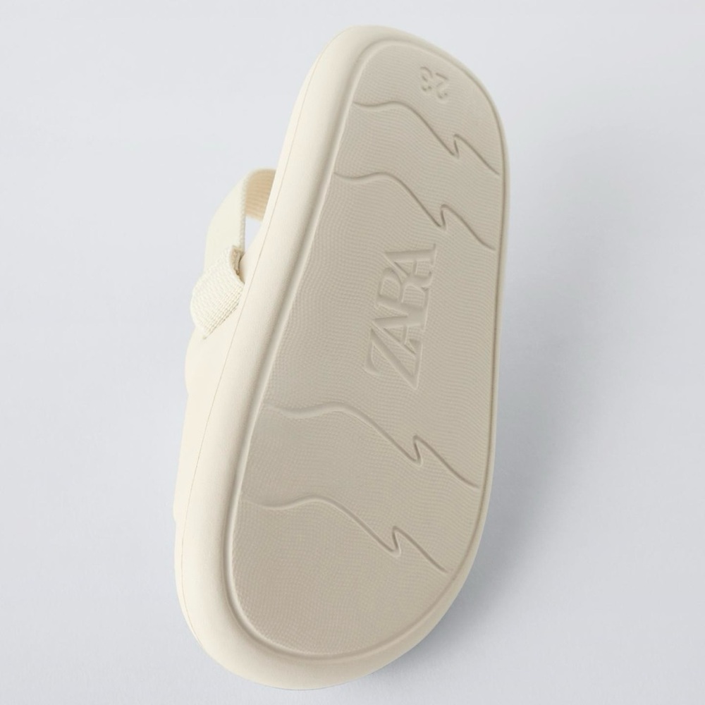 ZARA RUBBER SLINGBACK SANDALS - Picture 5 of 5